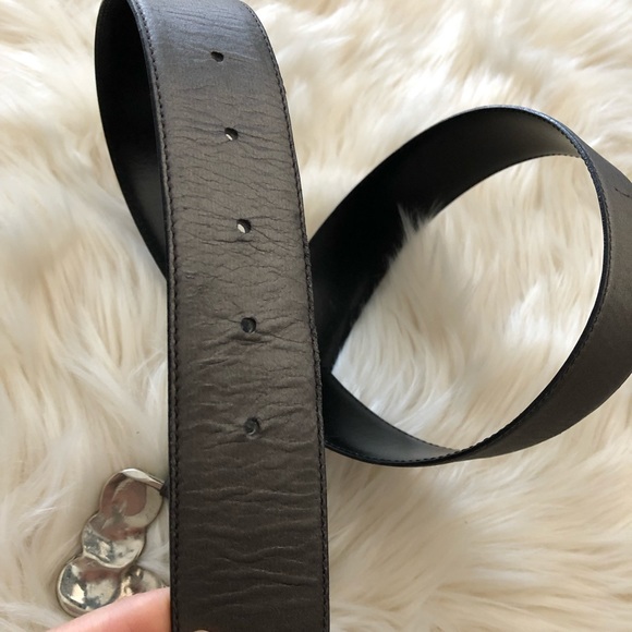 Bonwit Teller Italian leather belt coin buckle - Picture 7 of 7